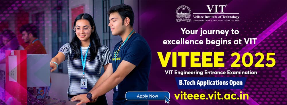 VITEEE Application 2025- engineering exam page