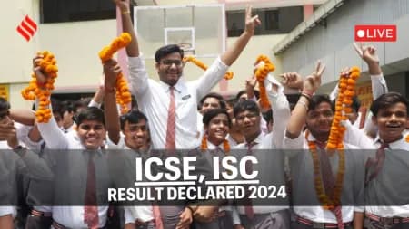 ISC ICSE Result 2024 Updates: 99.47% students pass ICSE exam, 98.19% pass ISC