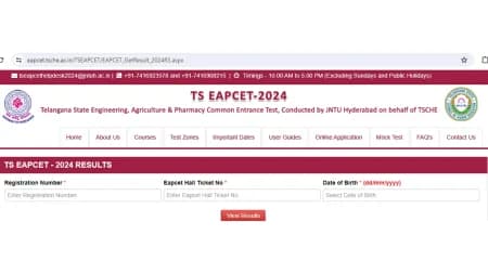 TS EAPCET 2024 Result: Websites to download TS EAMCET rank card