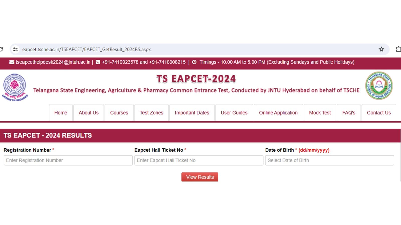 TS EAMCET rank card released at eapcet.tsche.ac.in