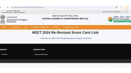 NTA releases NEET UG 2024 re-revised result after Physics question Supreme Court ruling