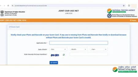 CSIR UGC NET June 2024 scores out on csirnet.nta.ac.in