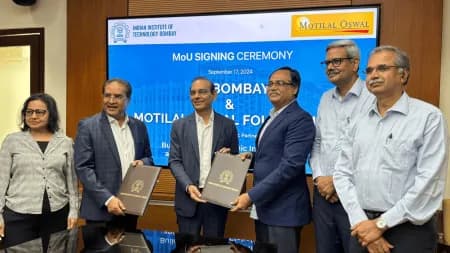 IIT-Bombay gets Rs 130 crore pledge from Motilal Oswal Foundation