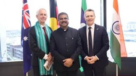 Dharmendra Pradhan attends Australia-India Education Council in Sydney