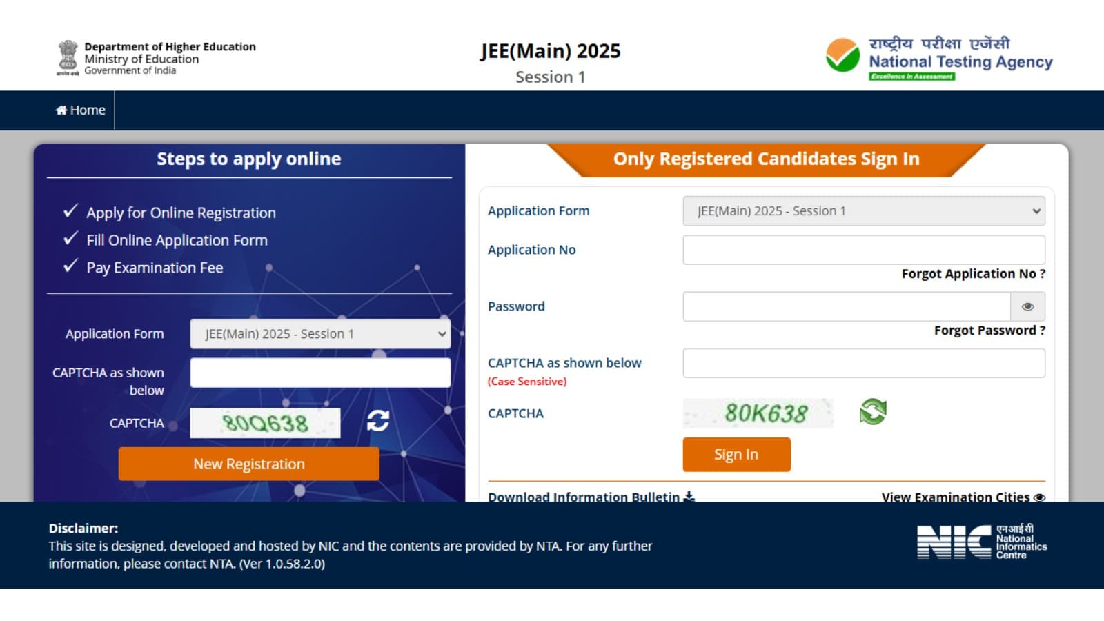 JEE Main Registration 2025 Session 1 Last Date: Applicants yet to register for the JEE Main 2025 at the official website – jeemain.nta.nic.in by Nov 22, 9 pm