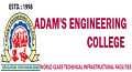 Adam's Engineering College: Admission, Courses, Fees, Eligibility, Selection Criteria