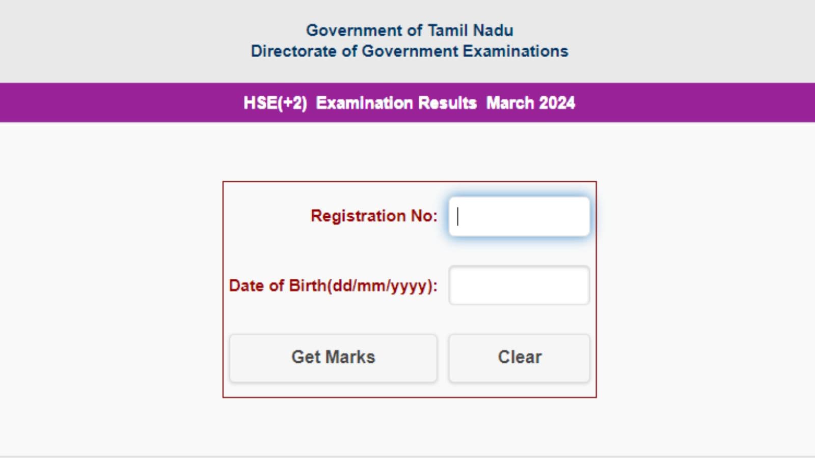 Tamil Nadu +2 Result 2024 Live: TN Class 12th HSC result link will be made live at the TNDGE websites
