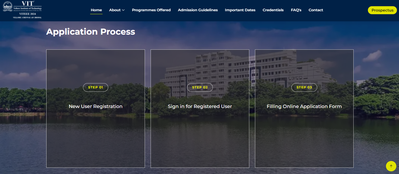 VITEEE Application Process 2025