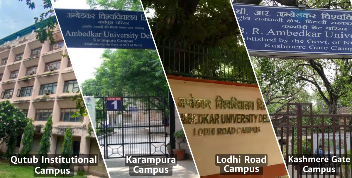Dr BR Ambedkar University Delhi Campuses