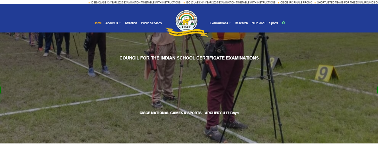 ICSE Official Website