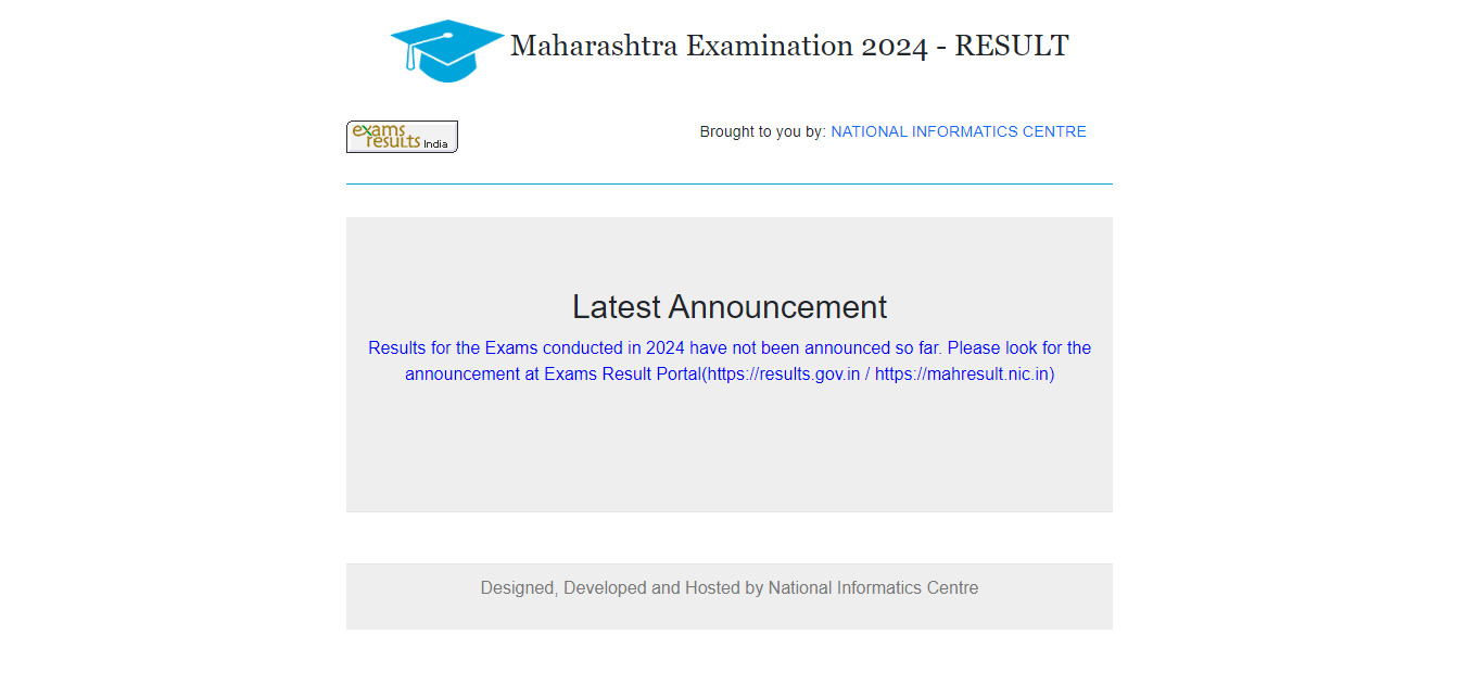 Maharashtra 10th Result 2024 website