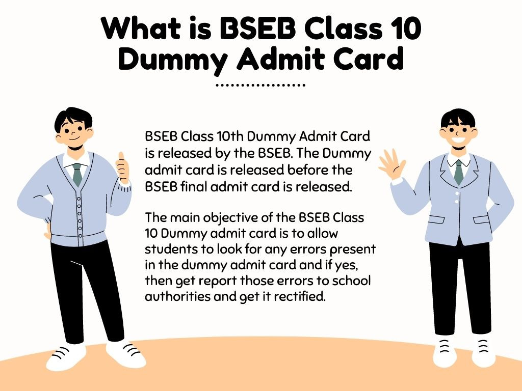 BSEB dummy admit card