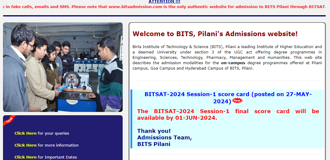 BITSAT Session 1 Result Date 2024 Released; Check When And Where To ...