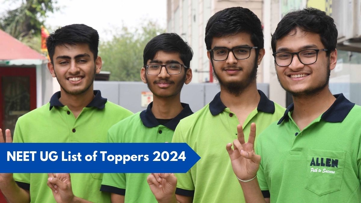 NEET Result 2024 Toppers list (released) NEET UG AIR 1 achievers