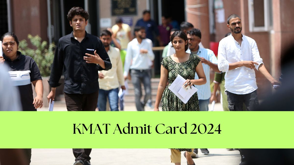 KMAT Admit Card 2024 Today at Check how to download hall