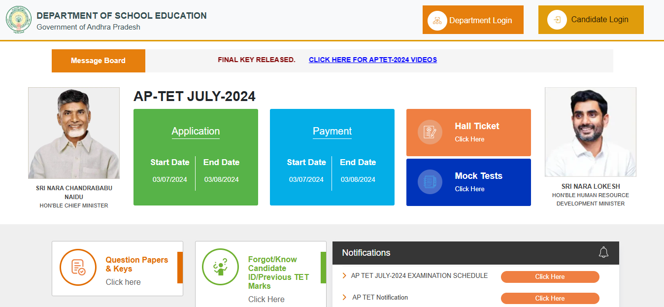 AP TET Result 2024 Live Updates Download AP TET Results 2024 July at